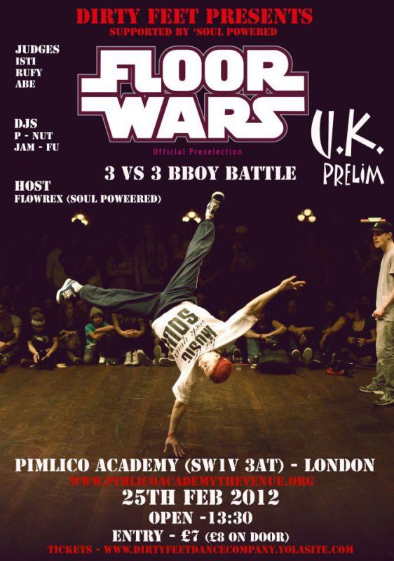 Floor Wars UK 2012 poster