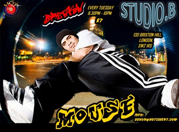 Hot110 Ent presents Weekly Breakin' Classes with MOUSE poster