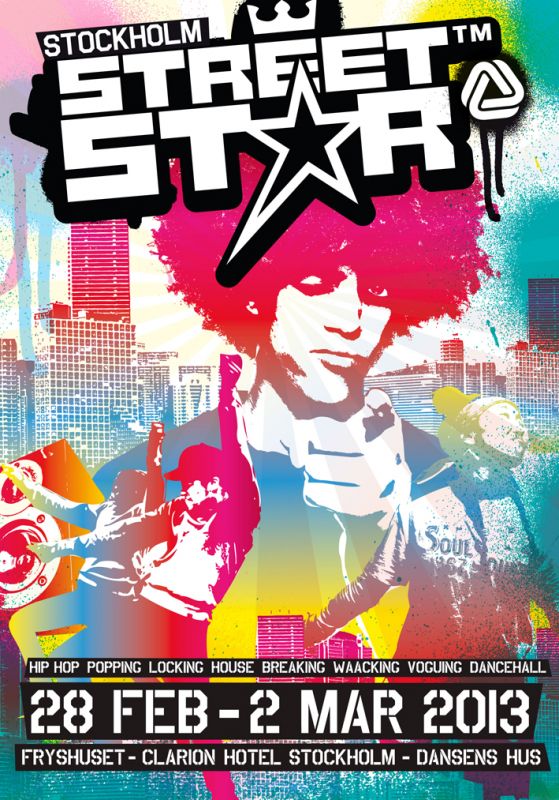 Streetstar Streetdance festival 2013 poster