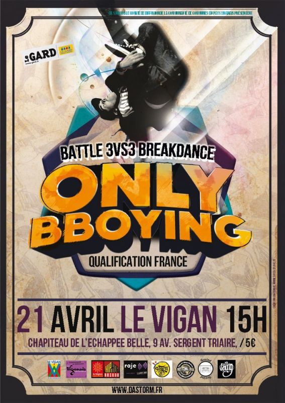 Only Bboying 7 Qualifier poster