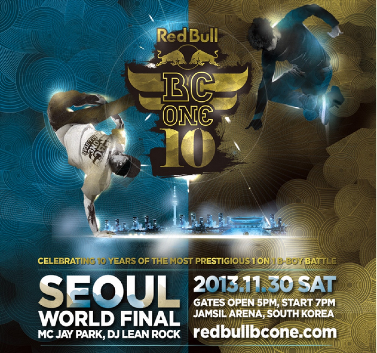 Red Bull BC One World Final South Korea 2013 poster