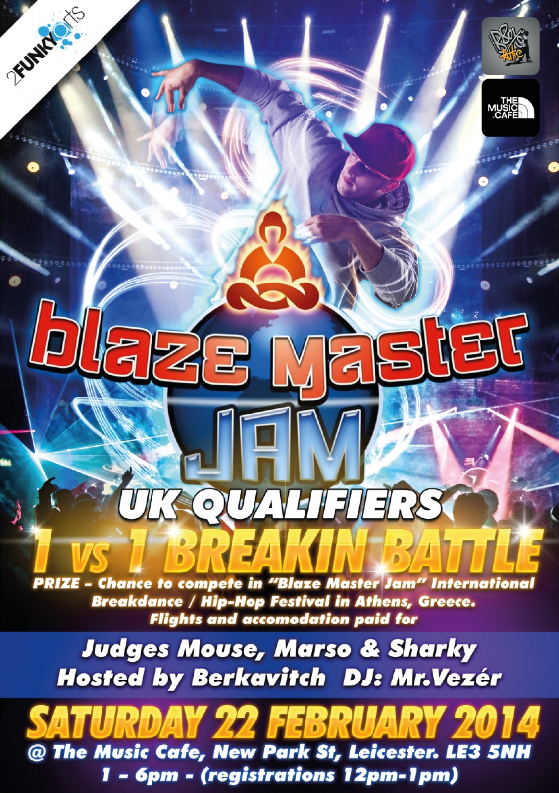 Blaze Master Jam UK Qualifiers poster