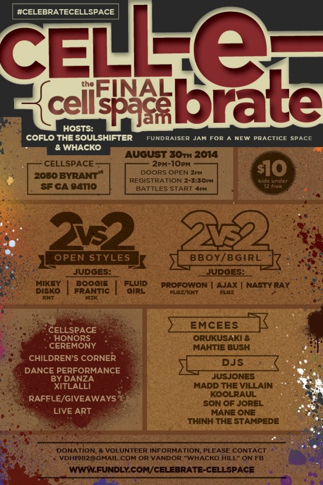 Cell-e-Brate (final Cellspace Jam) poster