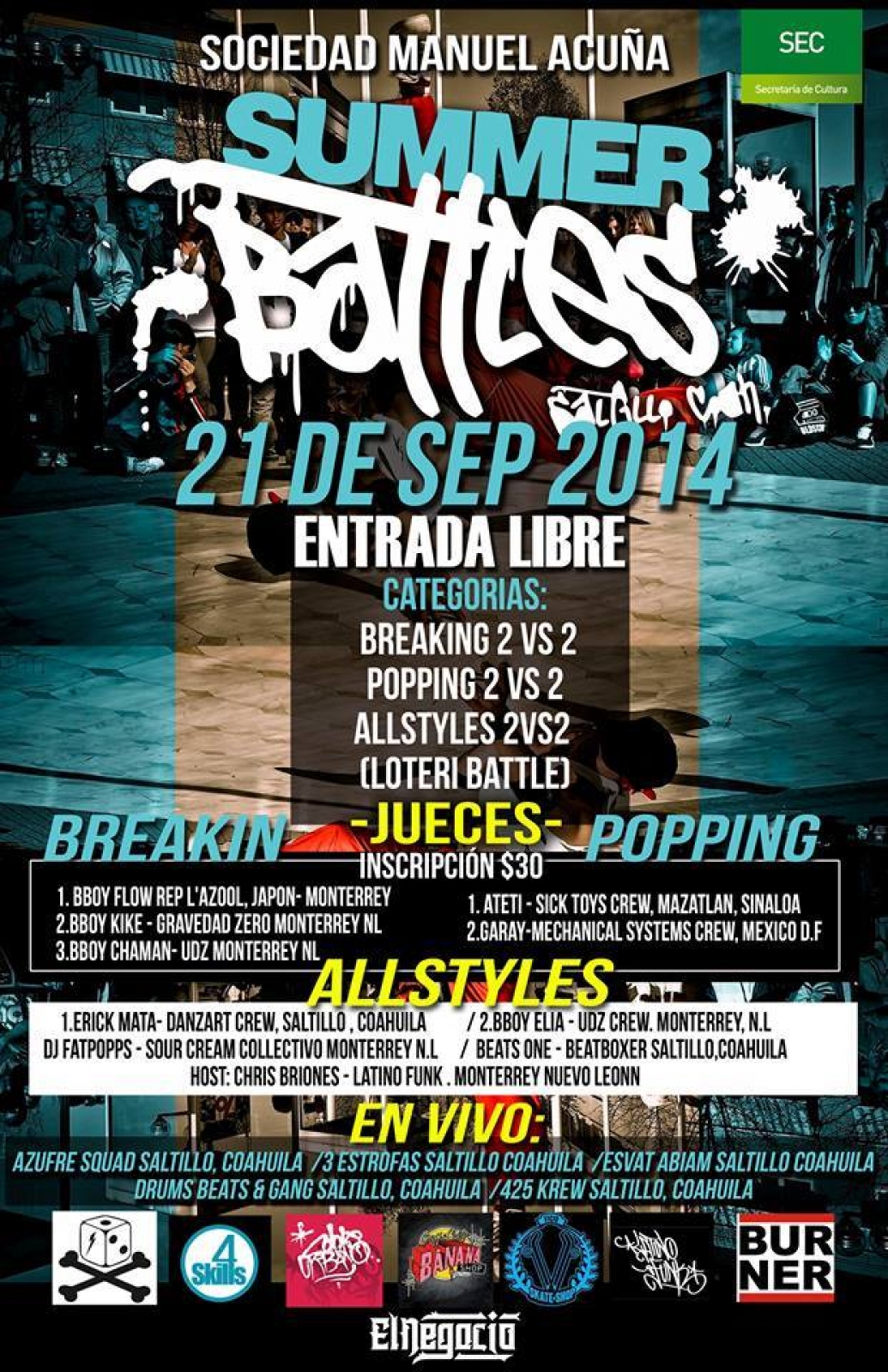 Summer JAM 2014 poster