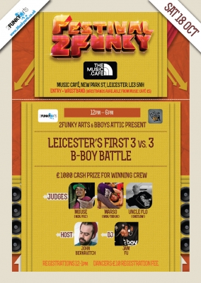 Leicesters First 3 vs 3 B-Boy UK Battle