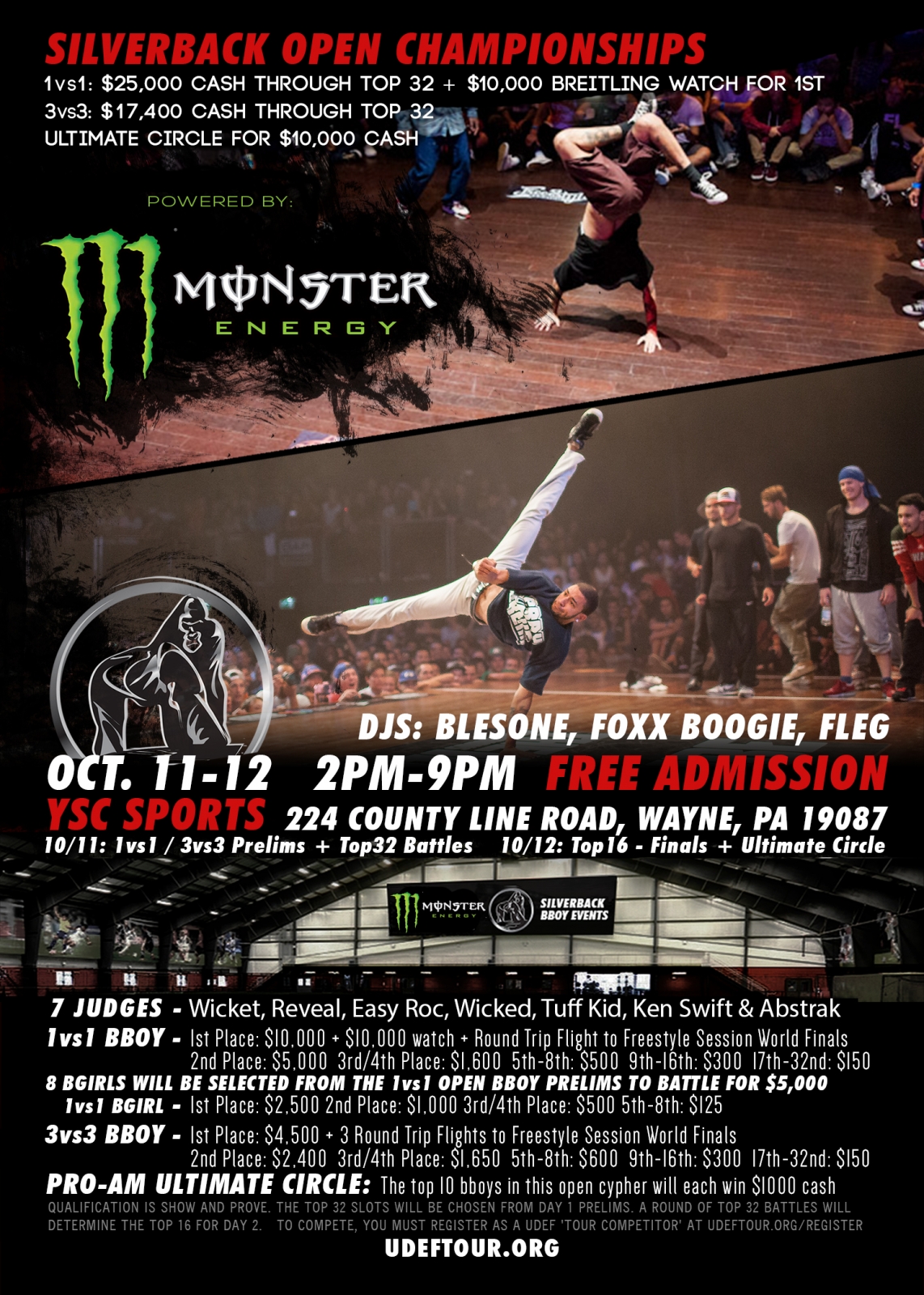 Silverback Open Championships - Pro Breaking Tour - Philadelphia poster