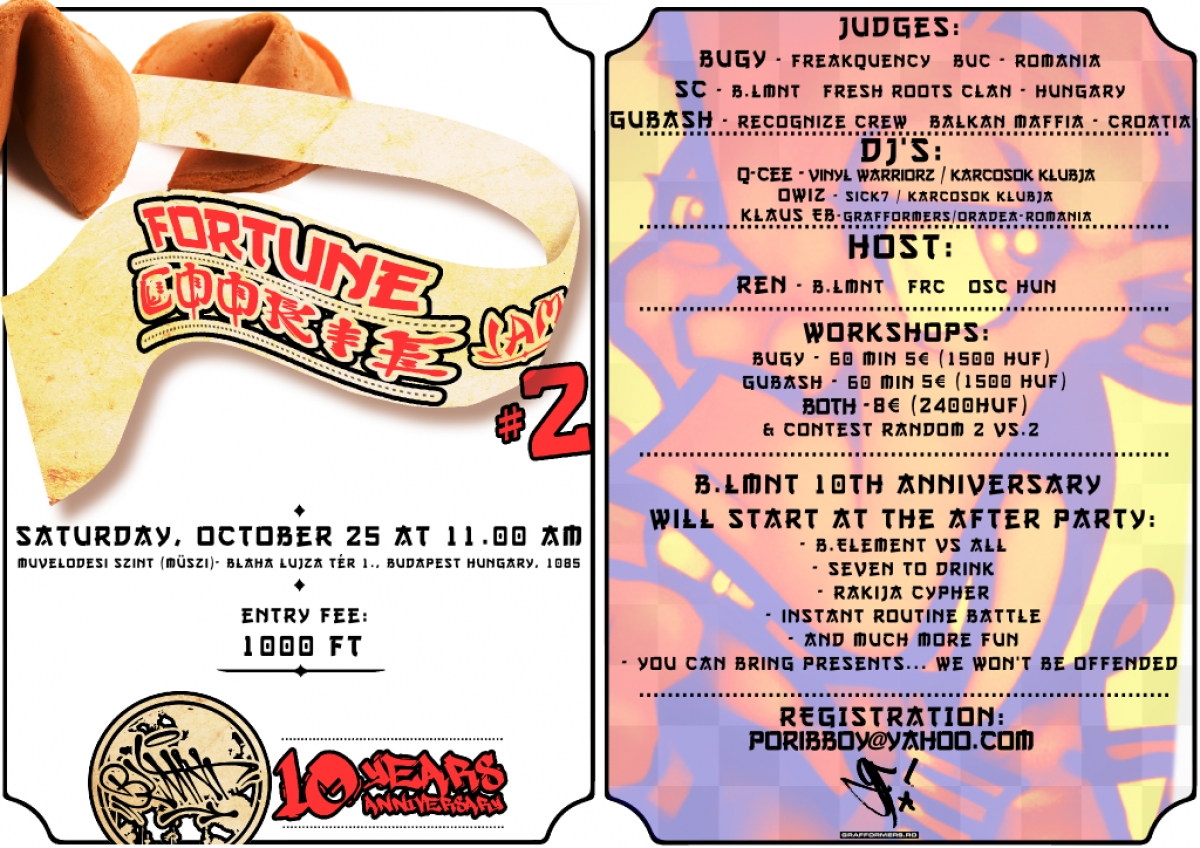 Forune Cookie vol. 2 - B.LMNT 10th Anniversary poster