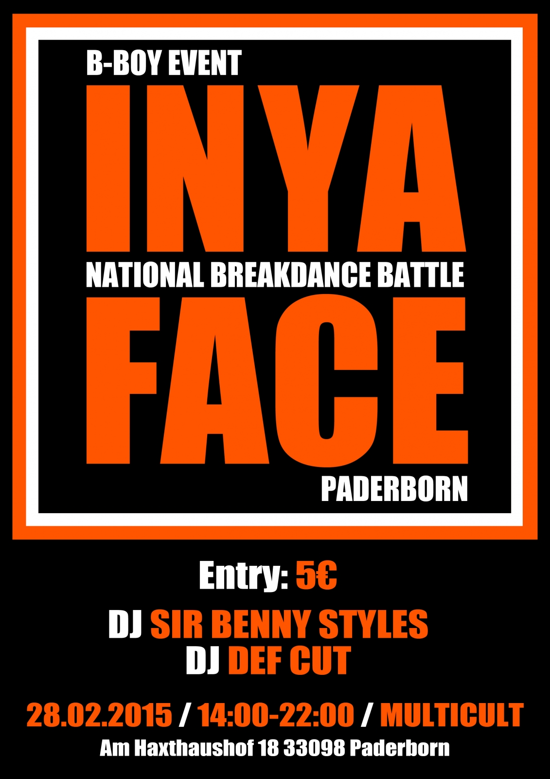 In Ya Face: National Breakdance Battle poster