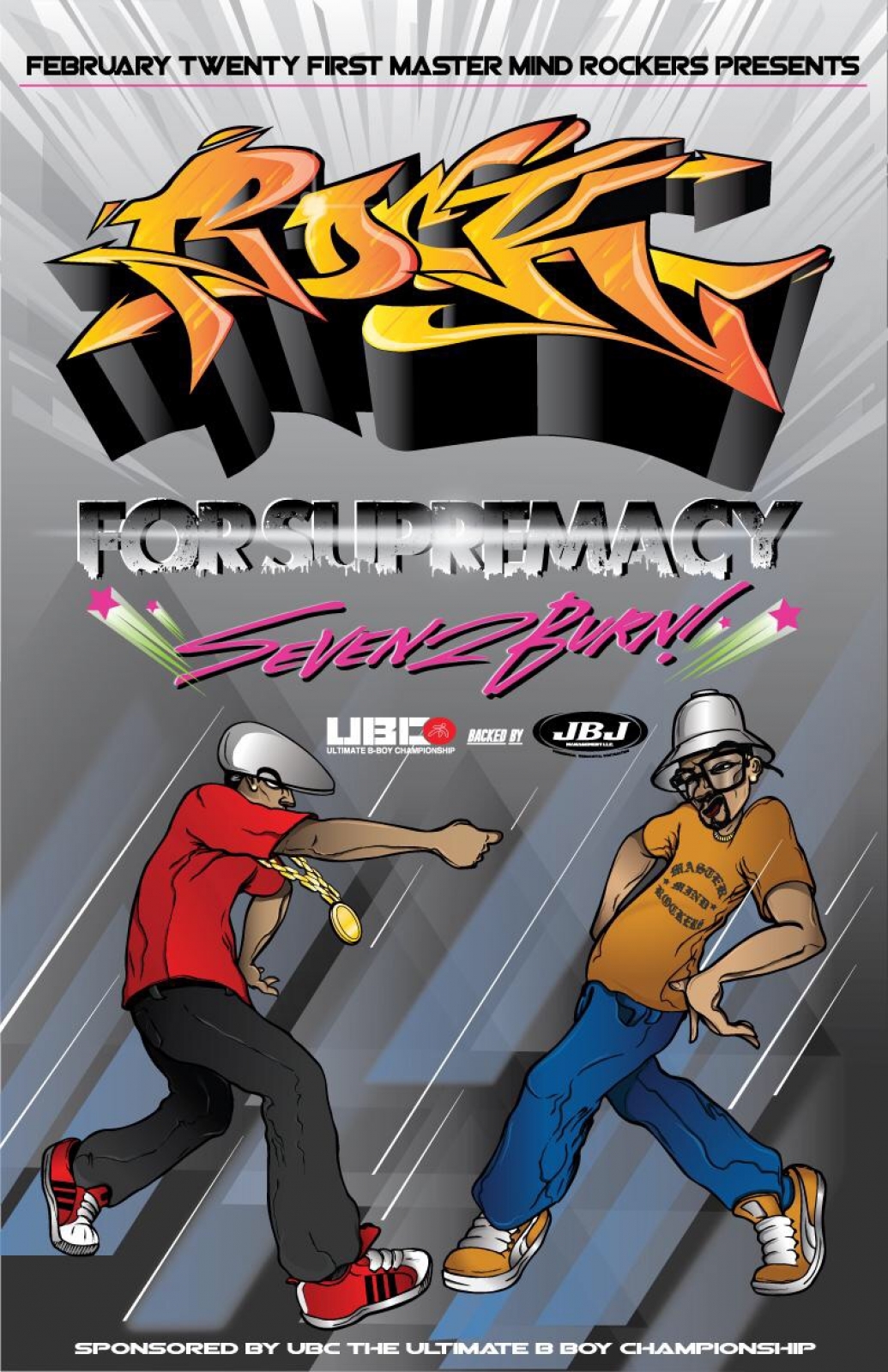 Rock for Supremacy: SEVEN TO BURN poster