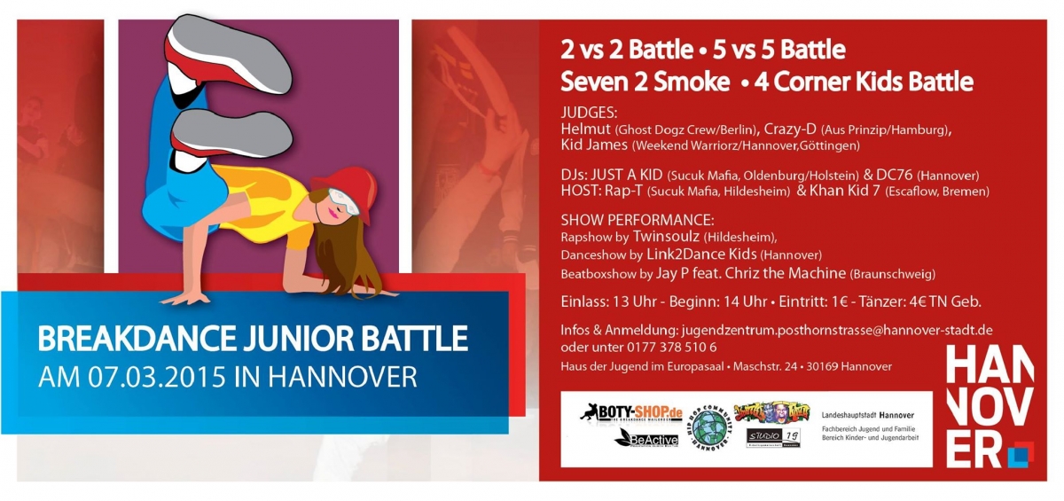 Breakdance Juniorbattle 2015 poster