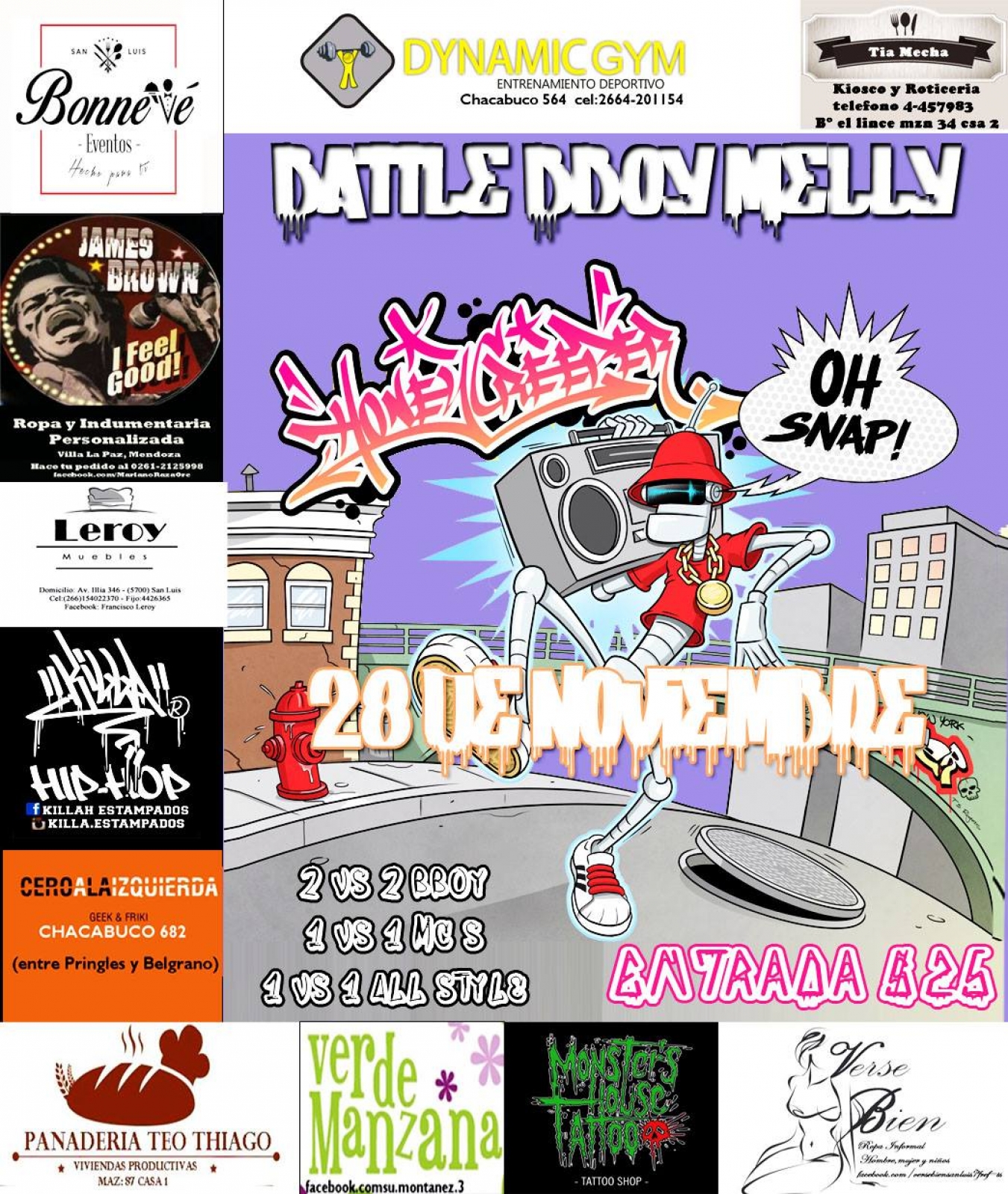 Battle Bboy Melly poster