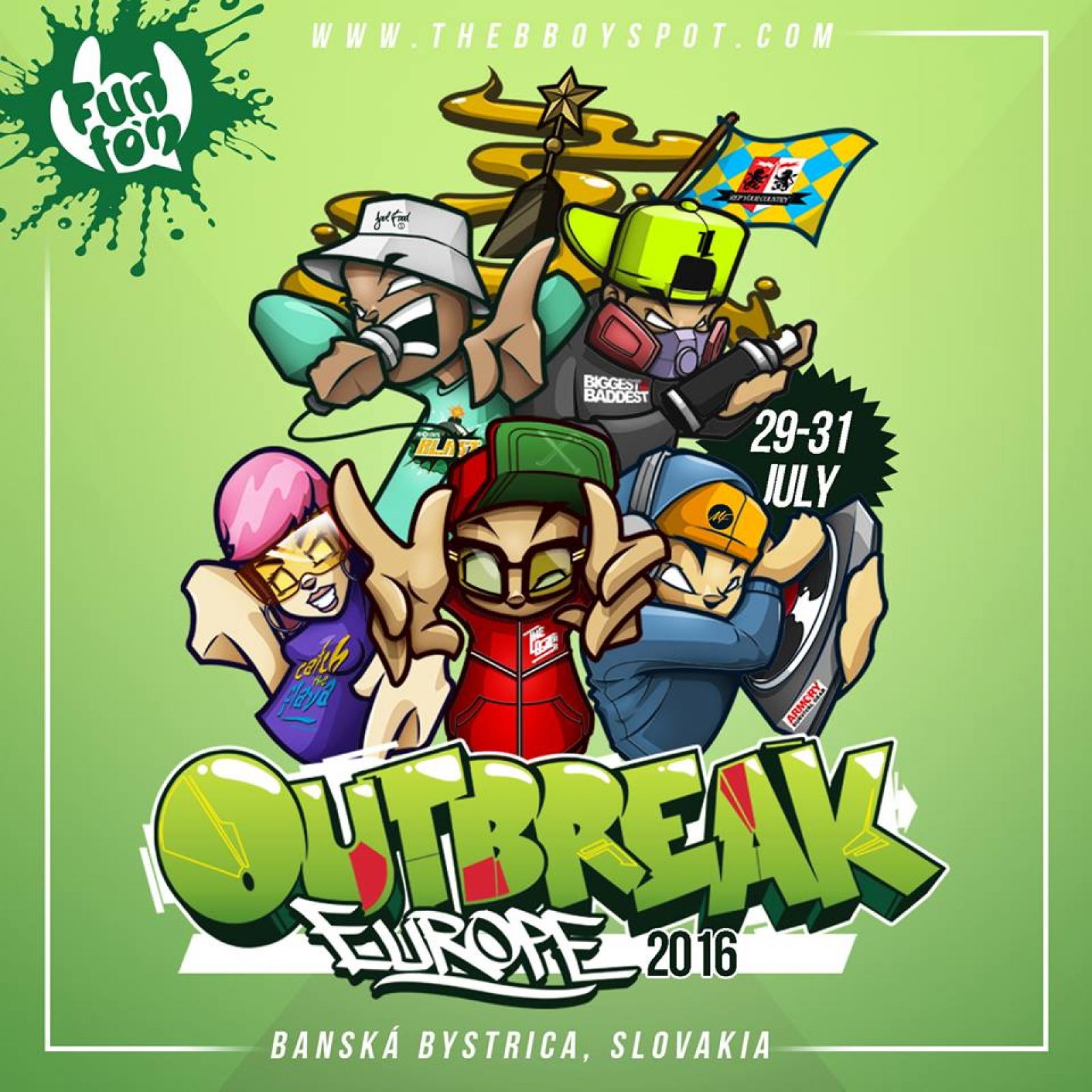 Outbreak Slovakia 2016 poster