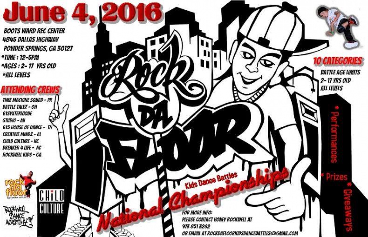 Rock da Floor Kids Dance Battles National Championships poster