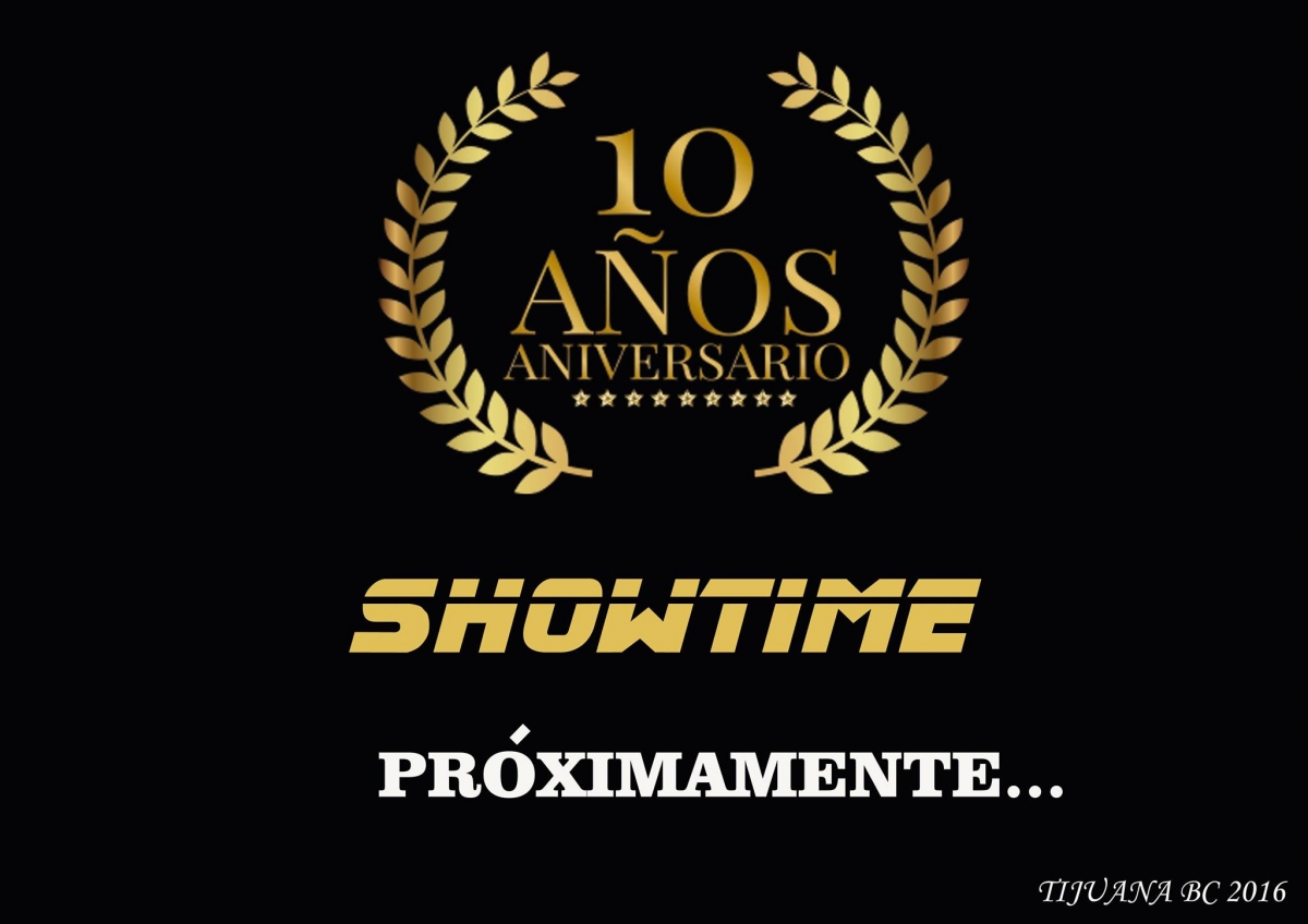 SHOWTIME 10 ANIVERSARIO poster