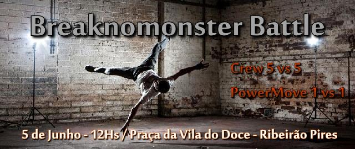 Breaknomonster Battle poster