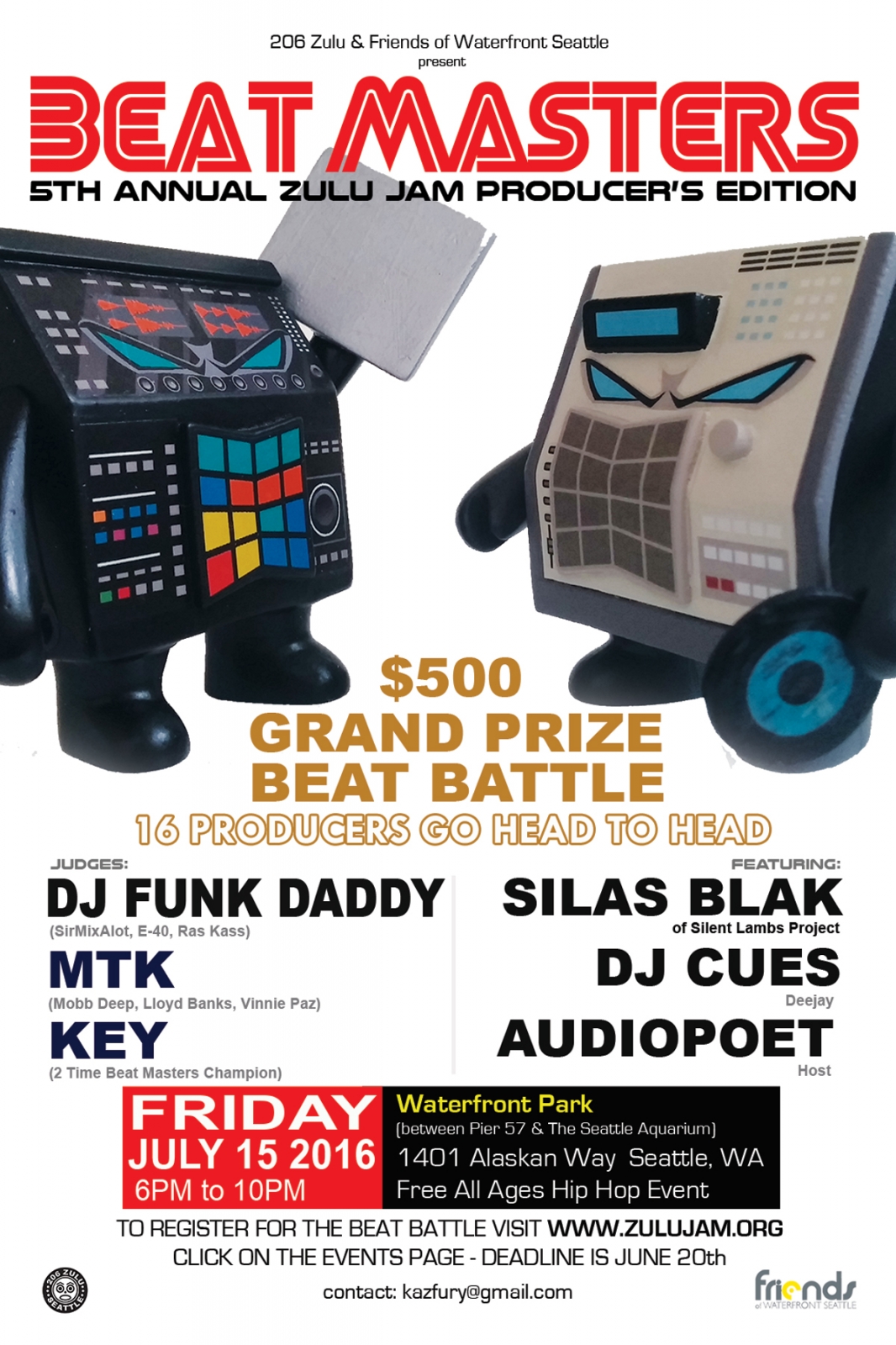 Beat Masters - 5th Annual Zulu Jam Producer's Jam poster