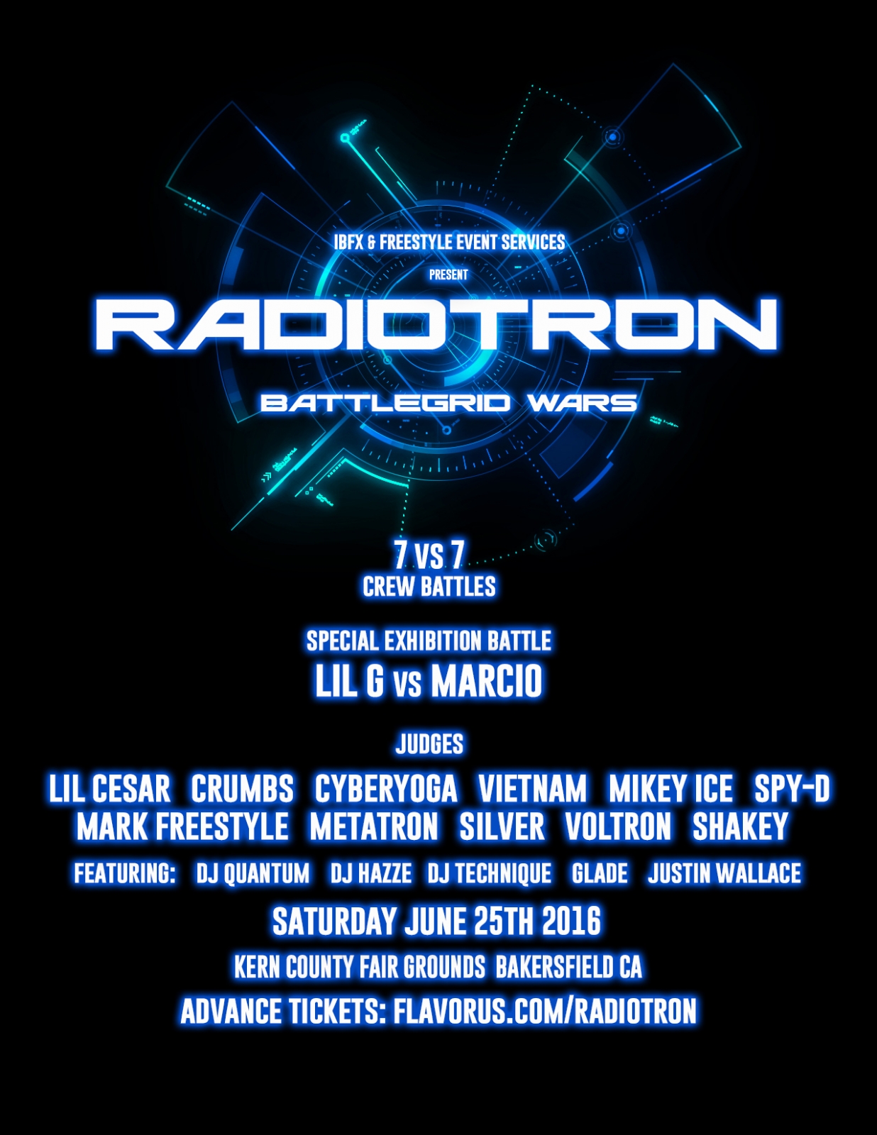 RADIOTRON - BATTLEGRID WARS poster