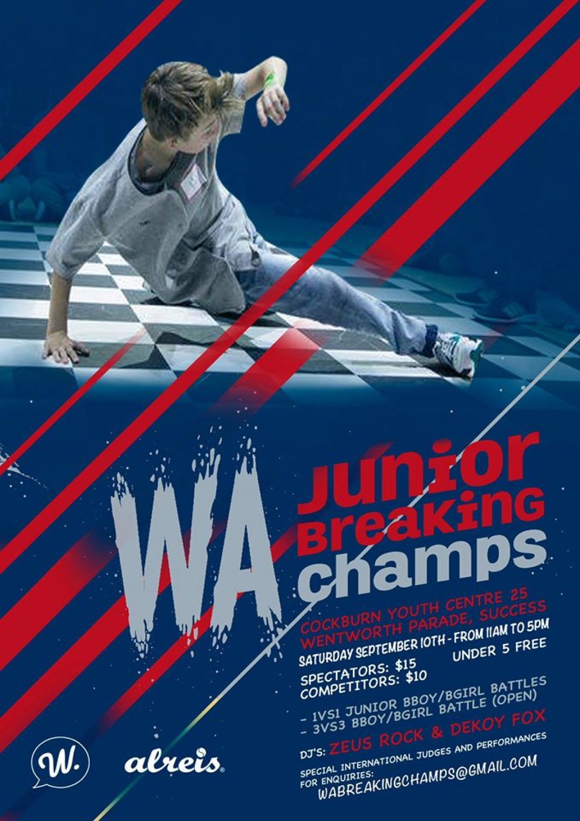 W.A JUNIOR BREAKING CHAMPS 2016 poster