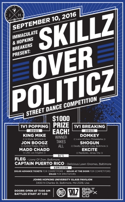 Skillz Over Politicz: Street Dance Competition