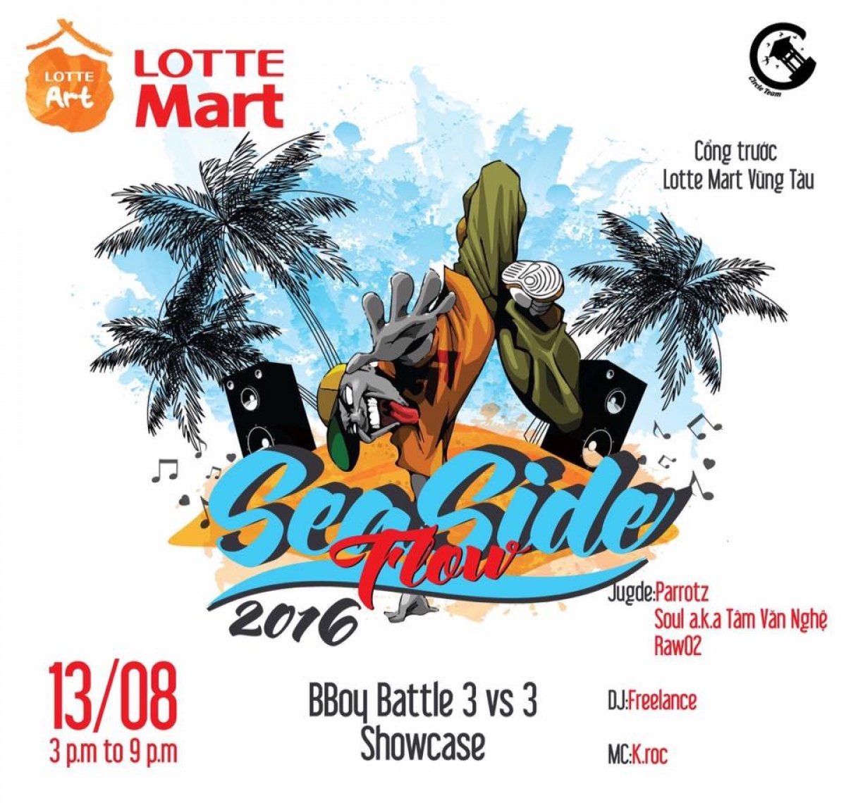 Seaside Flow 2016 poster