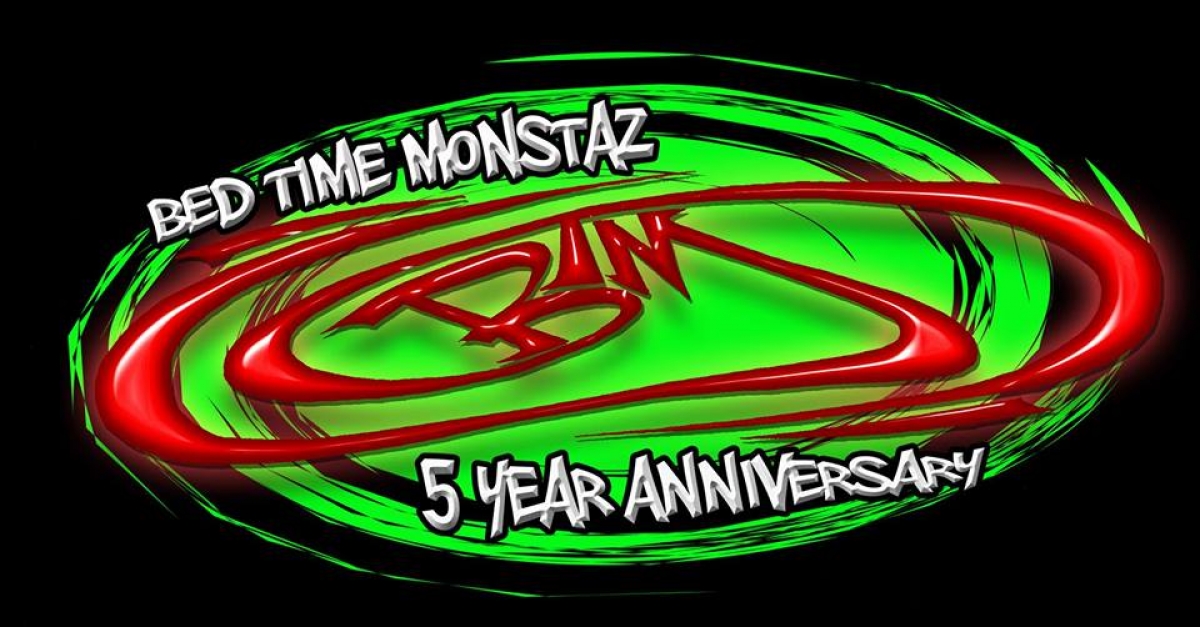 Bedtime Monstaz 5 Year Anniversary poster
