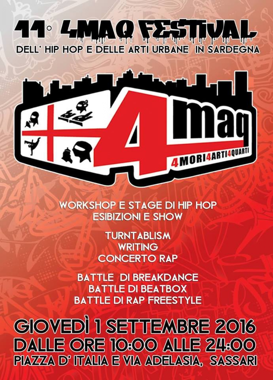 Breakdance Battle 1 VS 1 at 11° 4MAQ Festival poster