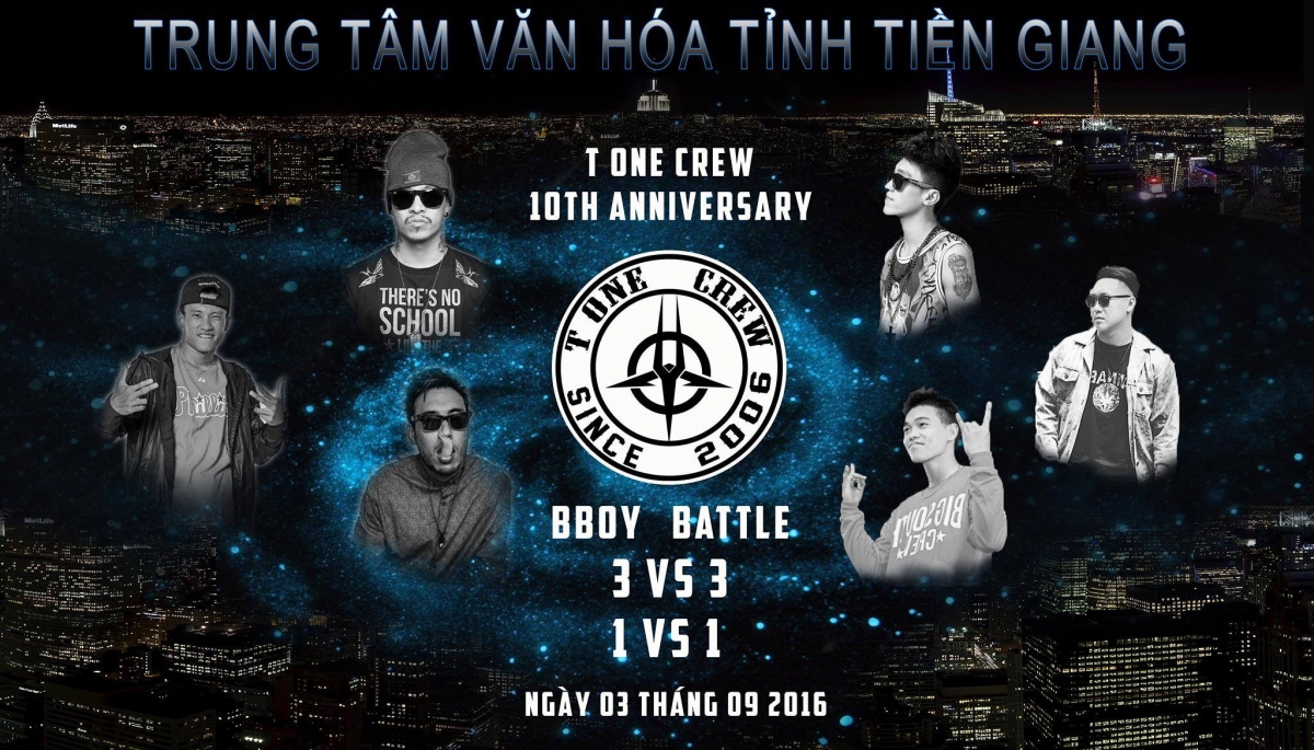 T One Crew 10TH Anniversary 2016 poster