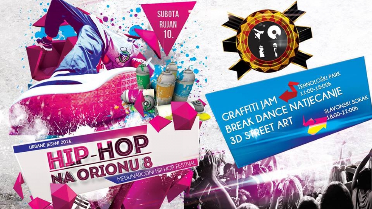 URBANE JESENI 2016.Hip-Hop Na Orionu 8 poster