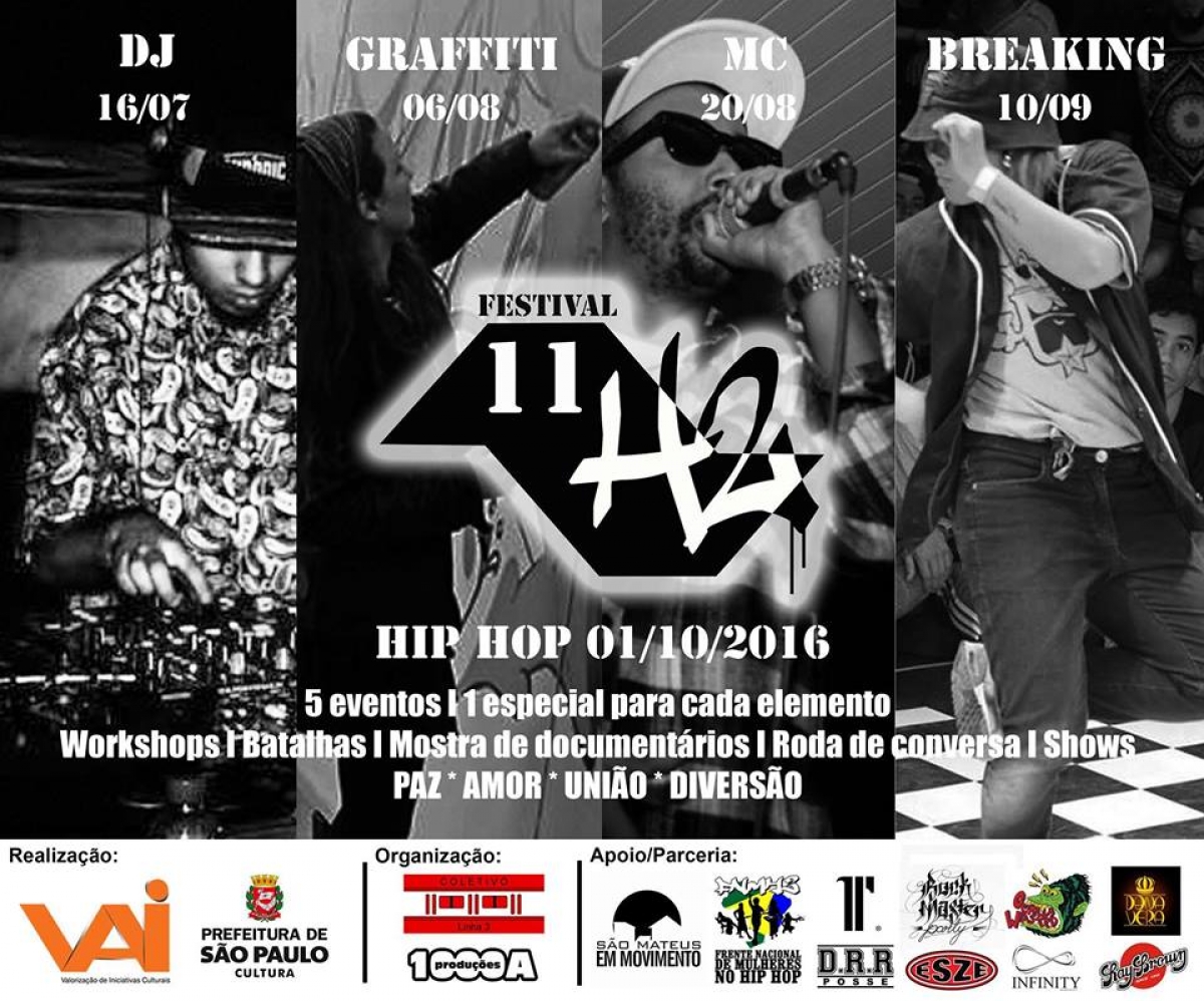 Festival 11H2 - Hip Hop - Batalhas Bonnie & Clyde poster