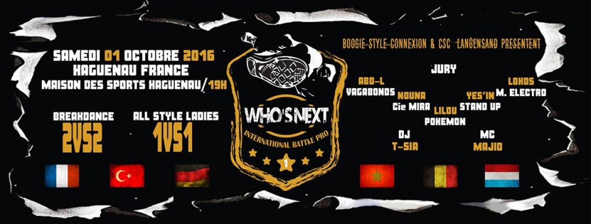 WHO'S NEXT Battle PRO poster