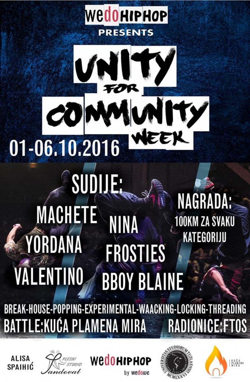 Unity for Community week: battles, jams, workshops poster