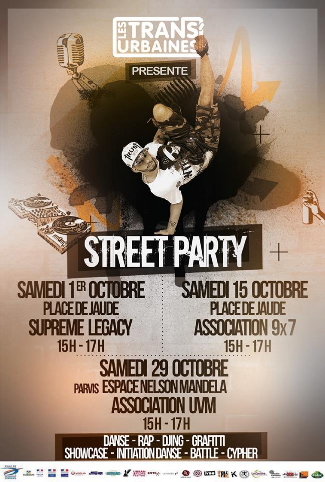 Trans'urbaines : Street Party poster