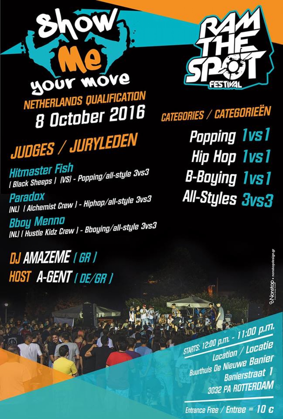 SHOW ME YOUR MOVE Netherlands Qualification poster