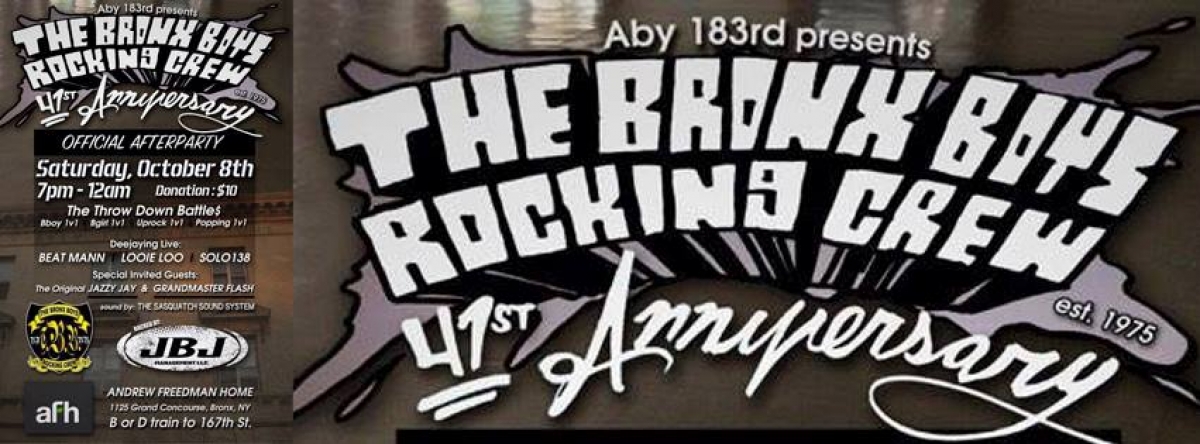 The Bronx Boys Rocking Crew 41st Anniversary: The Afterparty poster