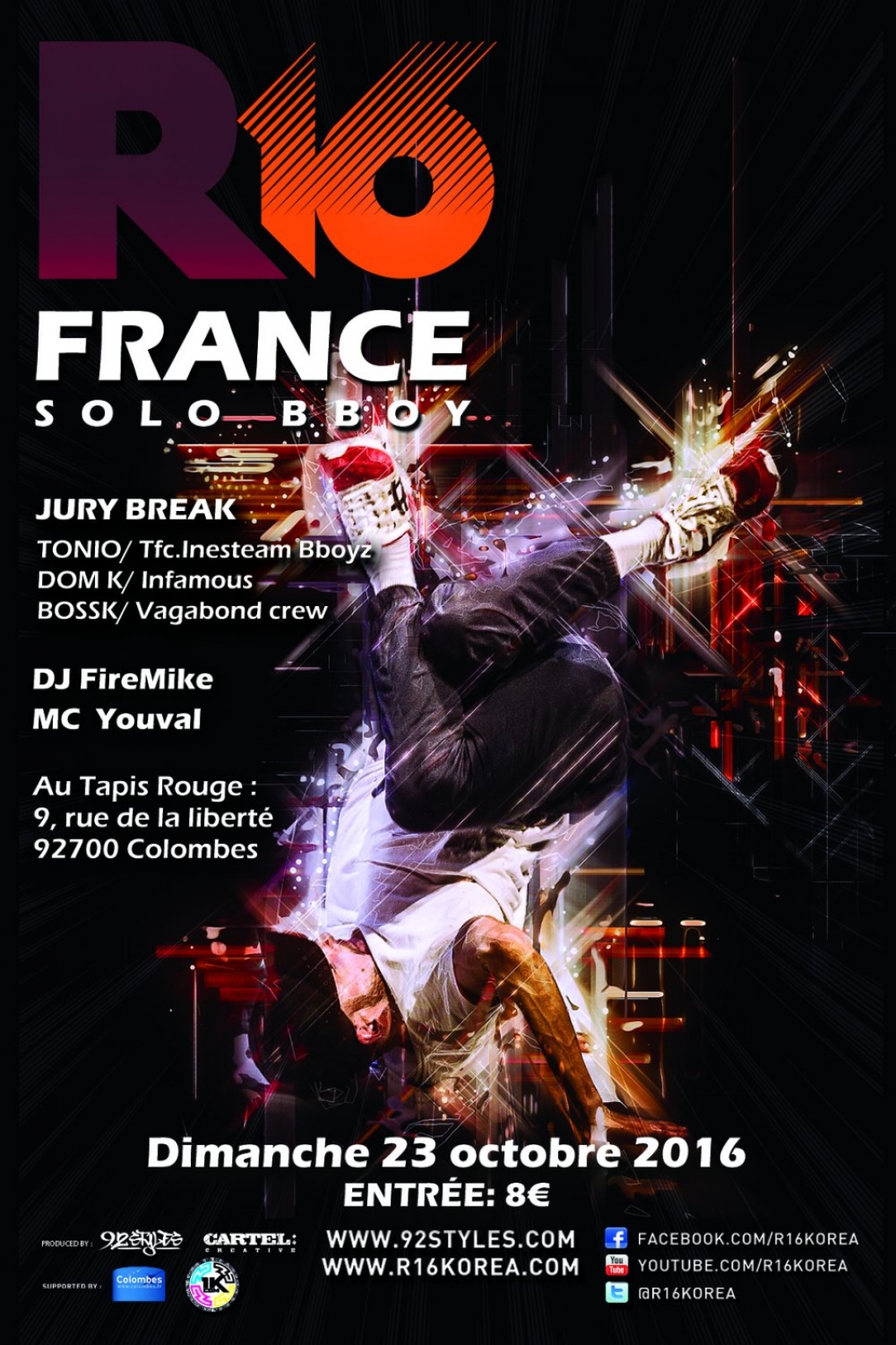 R16 FRANCE SOLO BBOYZ 2016 poster