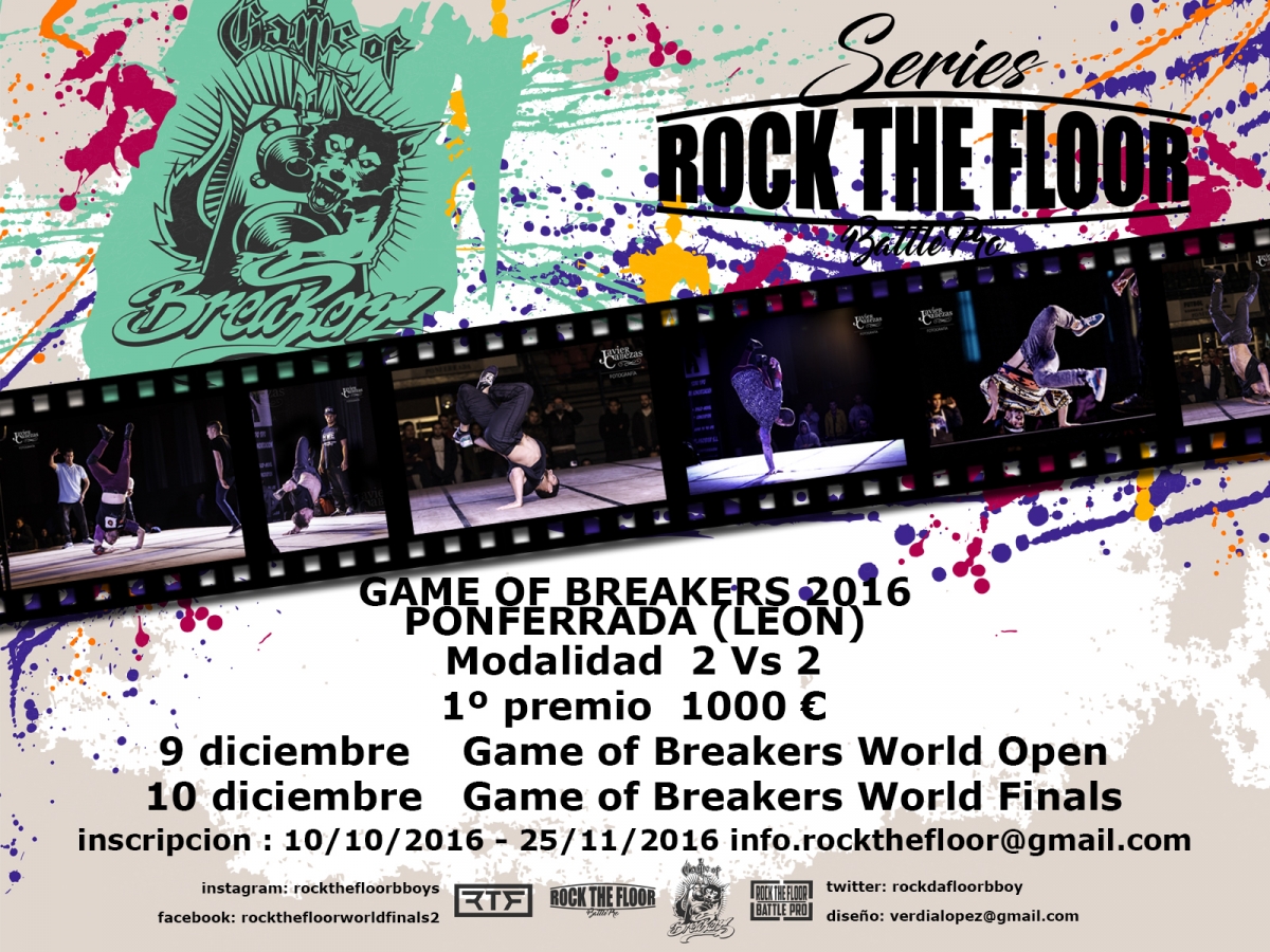 Game Of Breakers World Finals 2016 poster