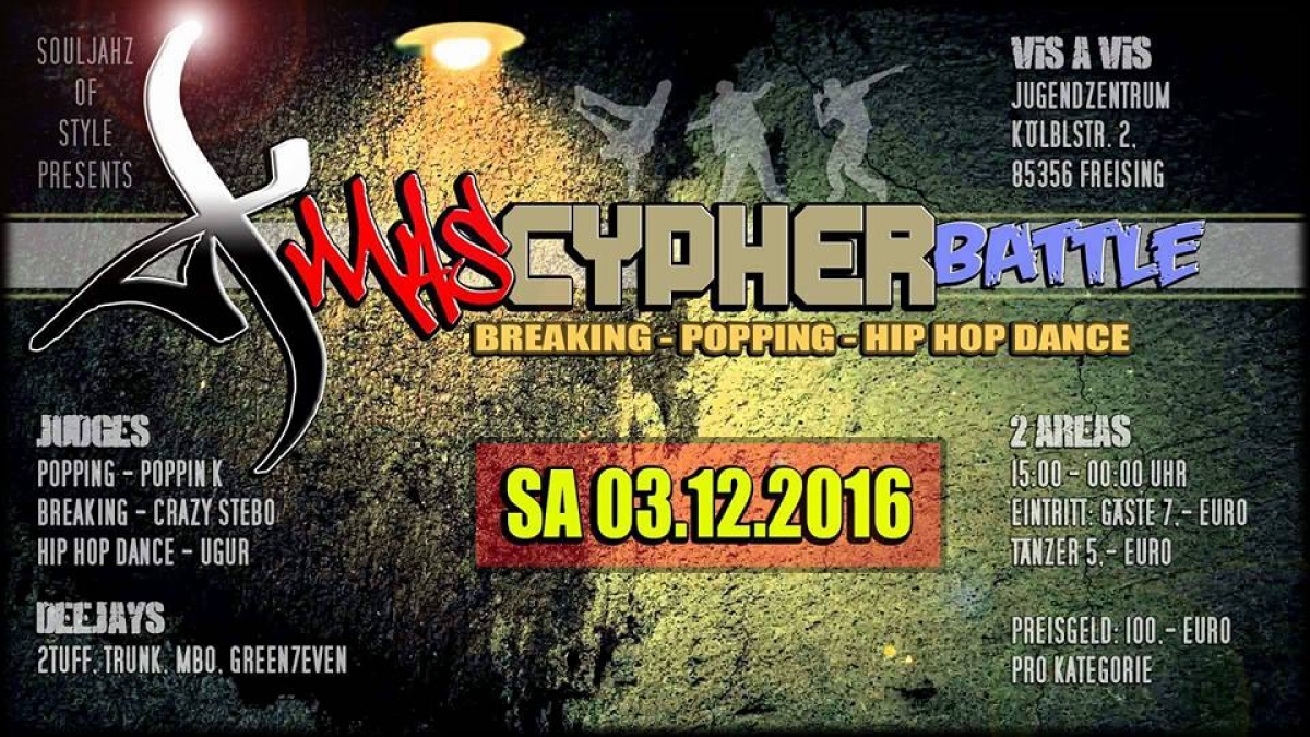 X-MAS CYPHER BATTLE 2016 poster