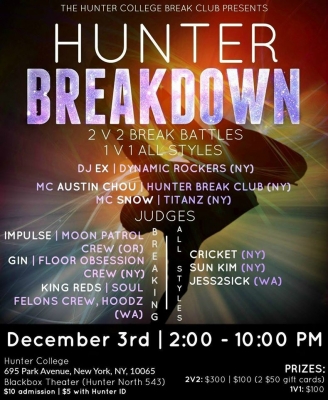 Hunter Breakdown 2016 l Breaking + All Styles Battle