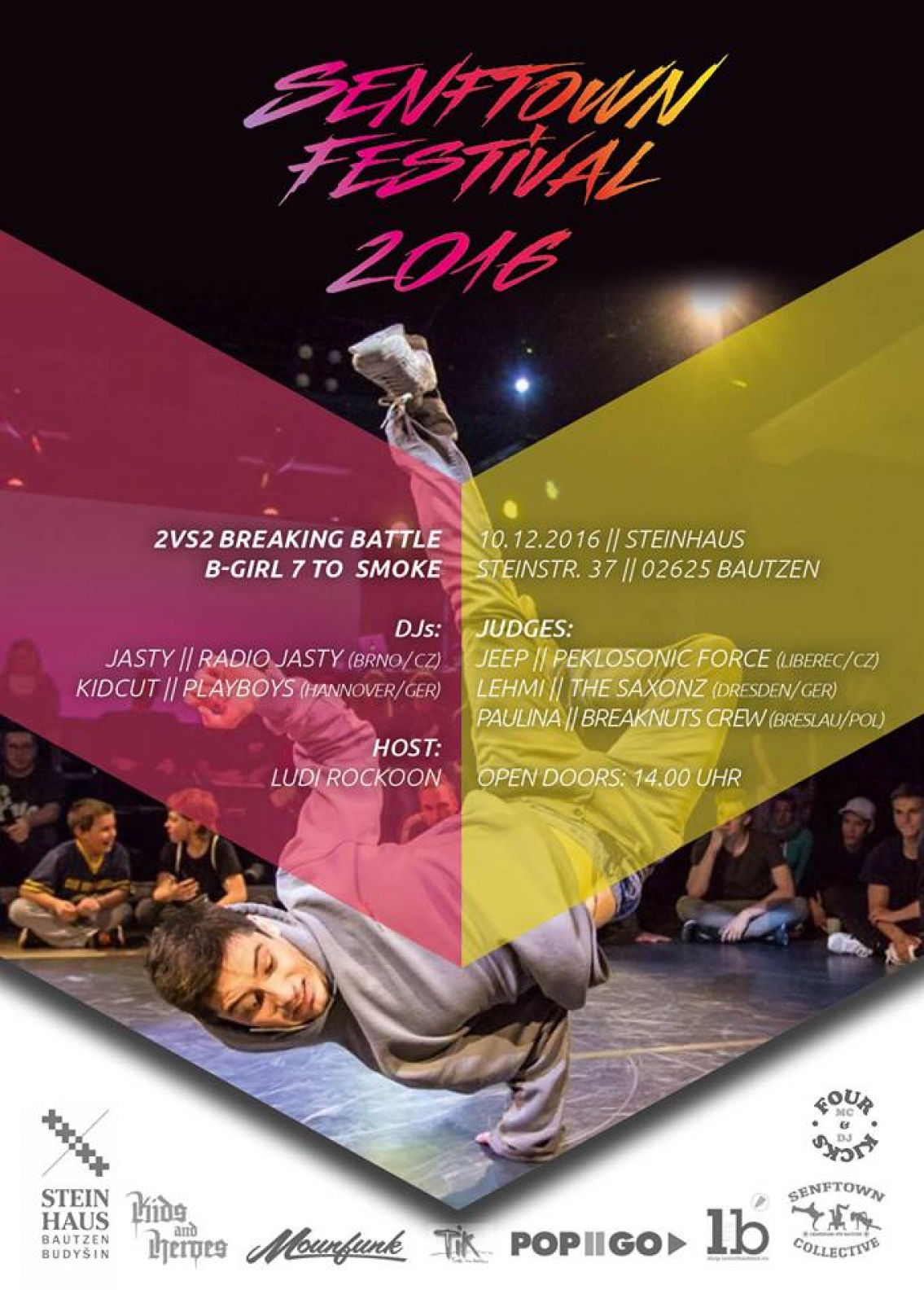 Senftown Festival 2016 poster