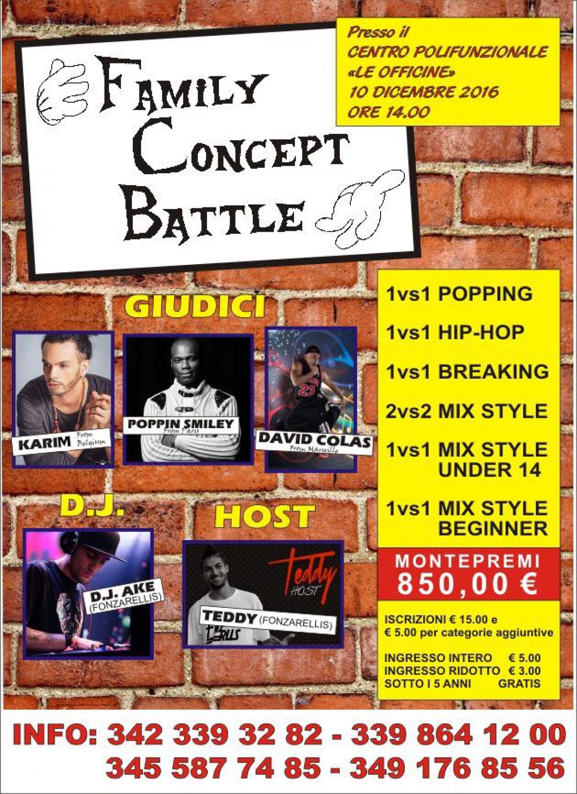 FAMILY CONCEPT BATTLE poster