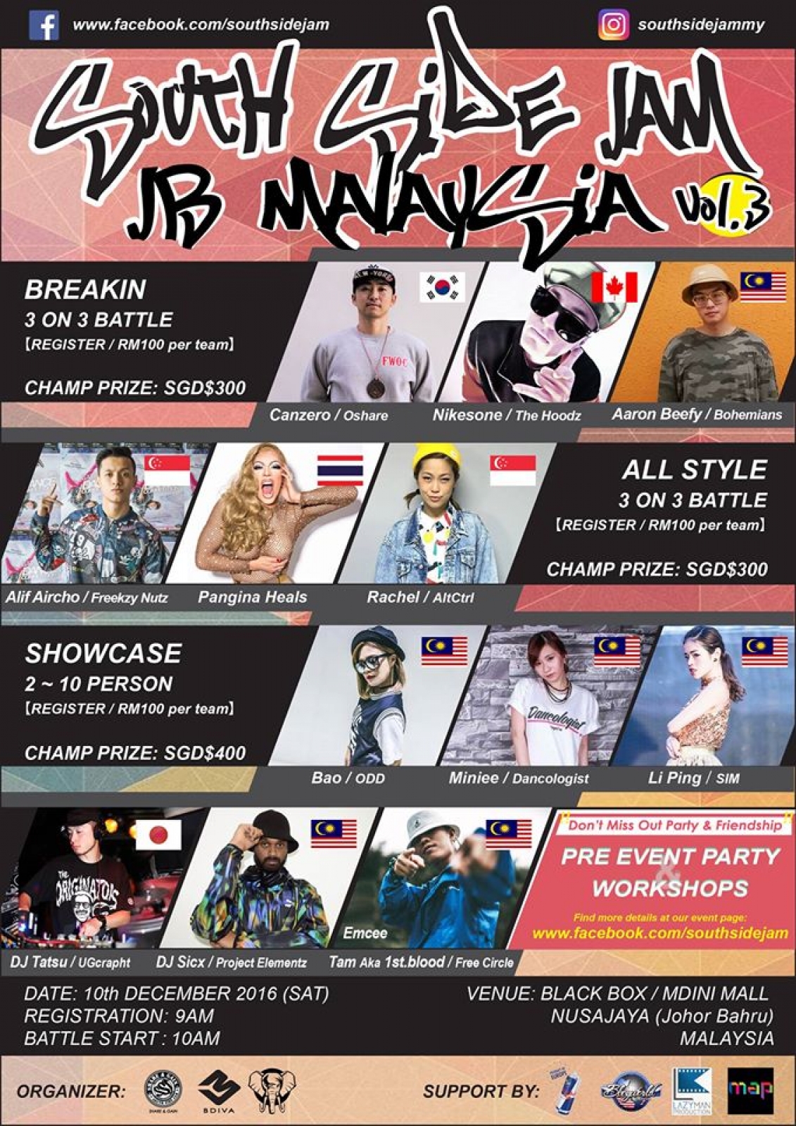 South Side Jam vol.3 poster