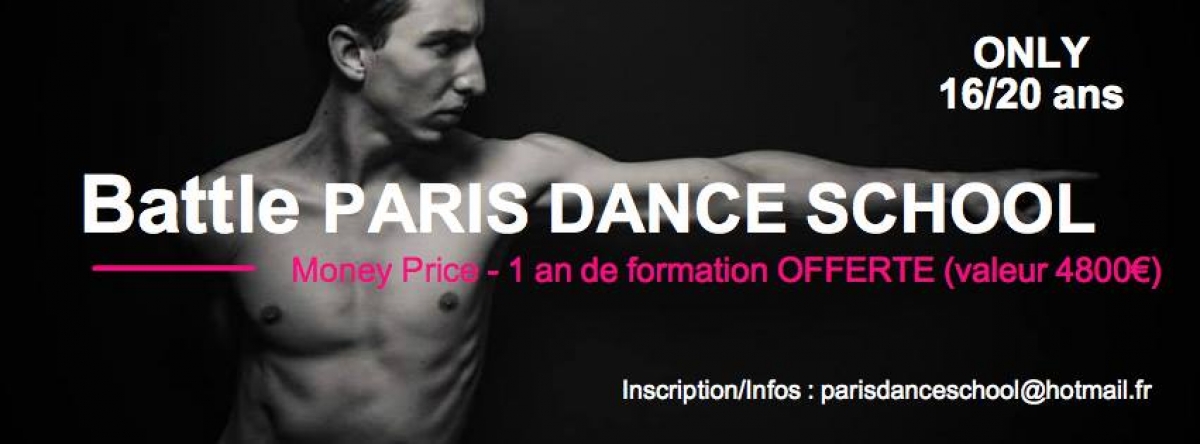 Battle 16/20 ans Paris Dance School poster