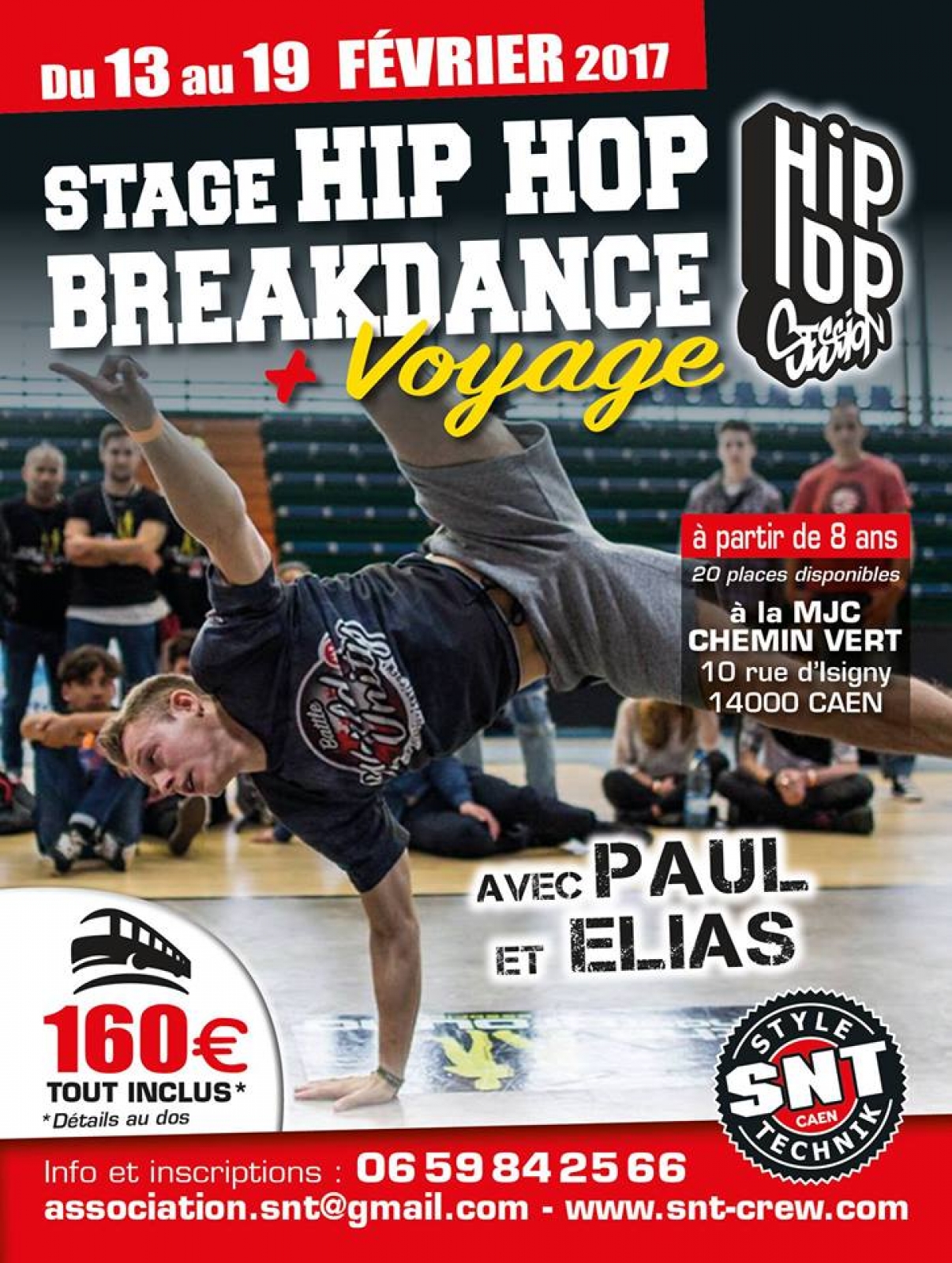 Stage Hip Hop & Breakdance + Voyage Hip Opsession 2017 poster