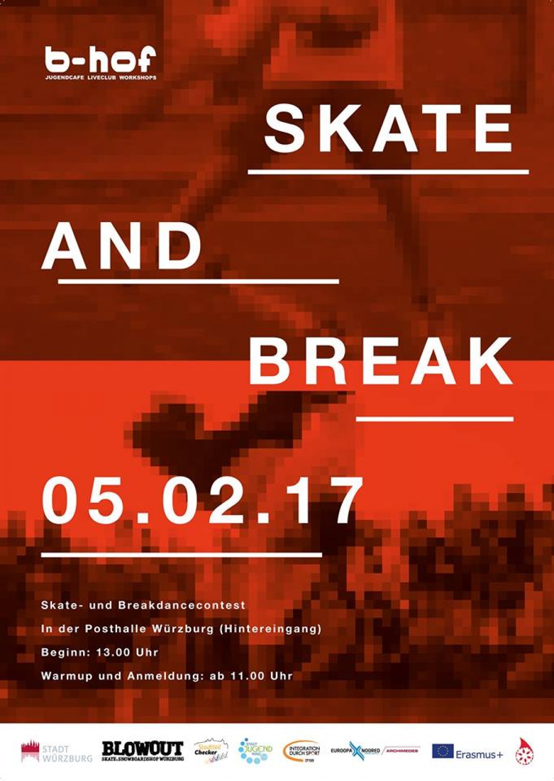 Skate & Break 2017 poster