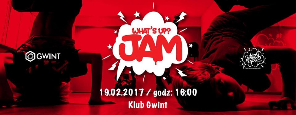 What`s Up JAM Showcase & Dance Battle poster