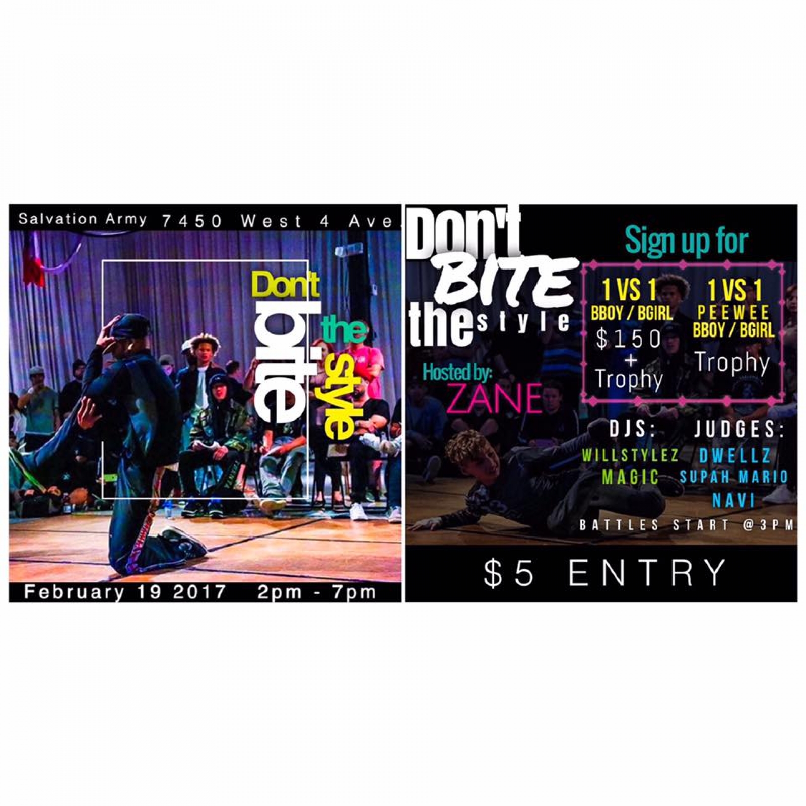 Don't bite the style 2017 poster