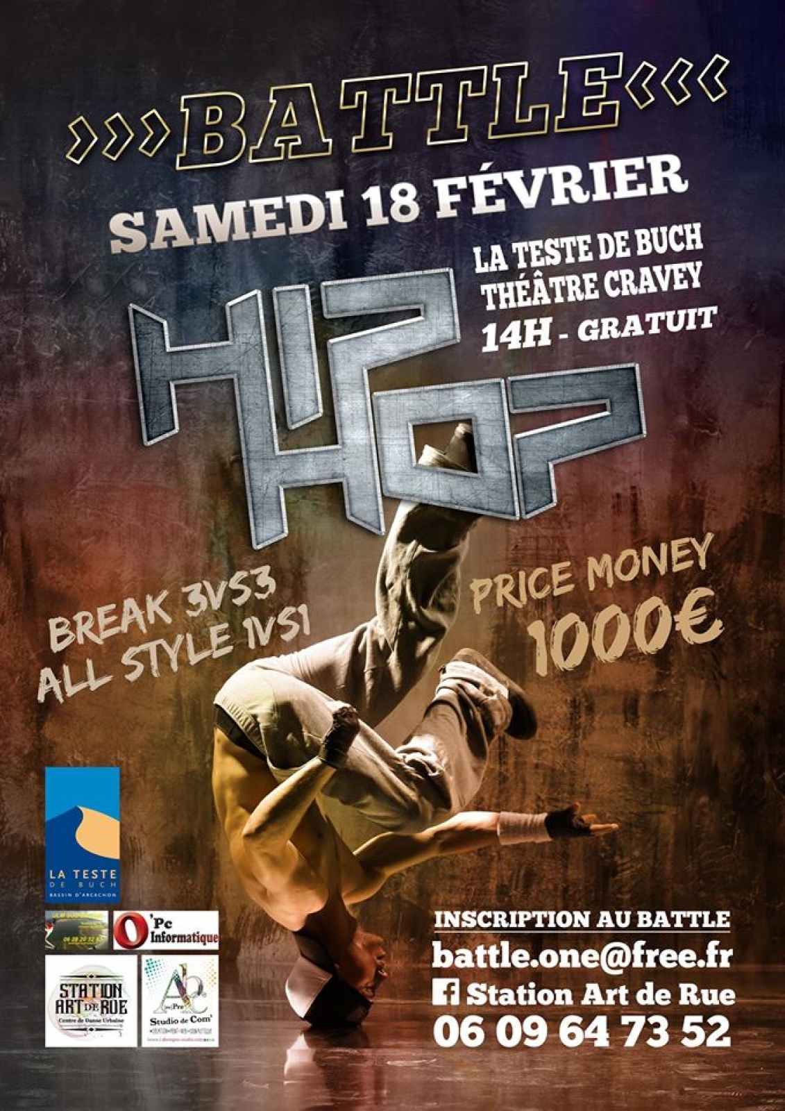 Battle Hiphop - La TESTE De BUCH poster