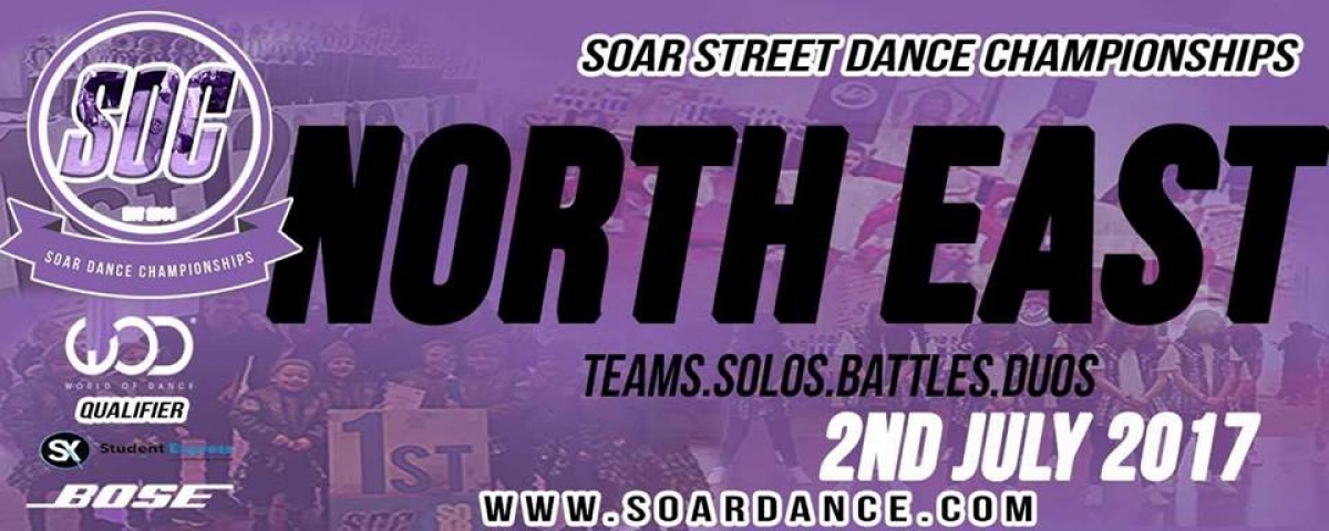 SDC North East Street Dance Championships 2017 poster