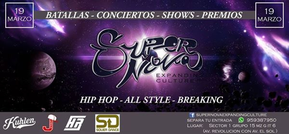 Supernova - Expanding Culture 2017 poster