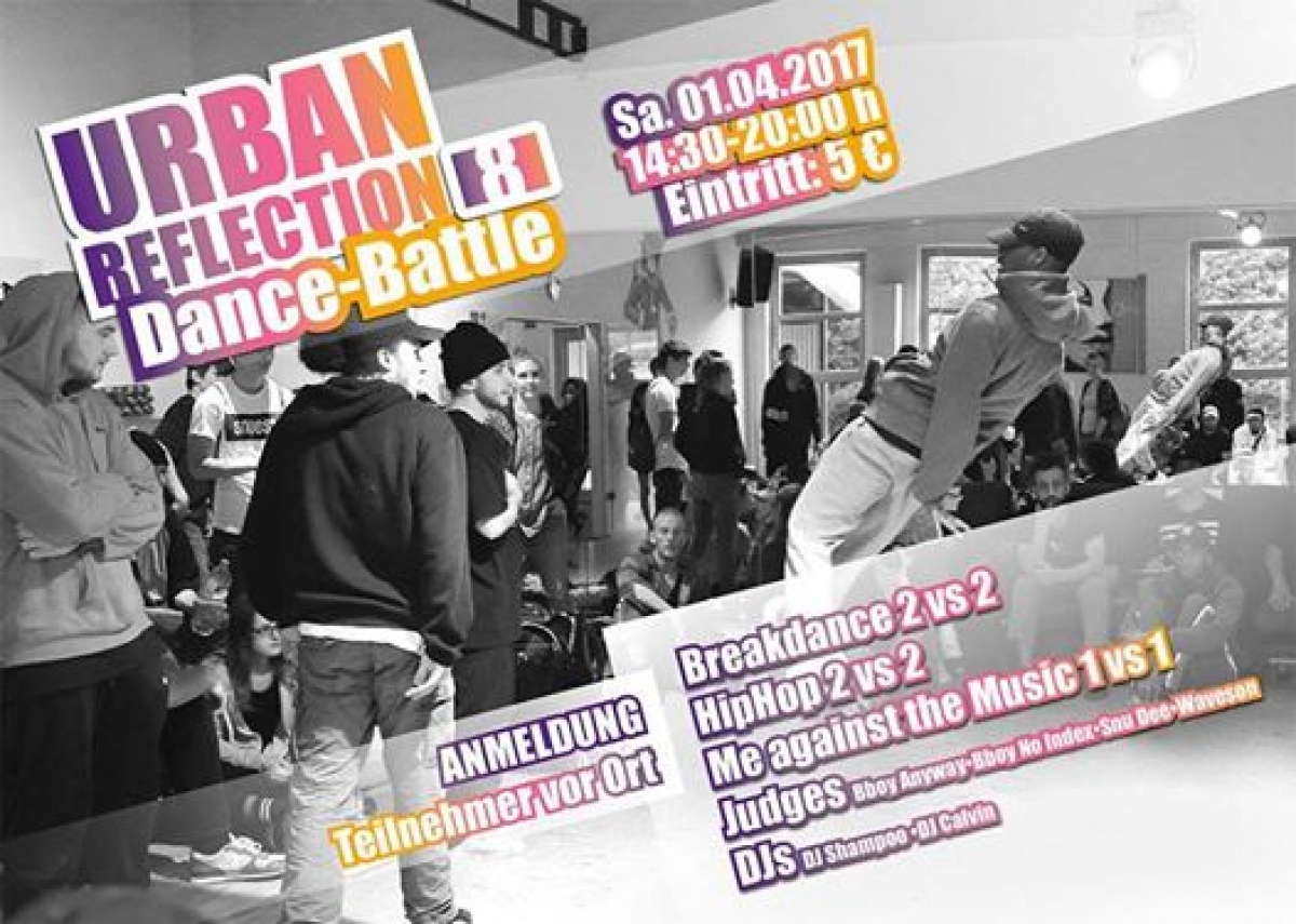 Dance Battle Urban Reflection 8 poster